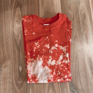Red Bleached Shirt